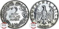 WEIMARER REPUBLIK 2 Mark J 320 - Kursmünze -