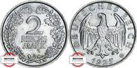 WEIMARER REPUBLIK 2 Mark J 320 - Kursmünze -