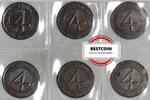 WEIMARER REPUBLIK 6 X 4 Pfennig J 315 - Münzen wurden nur 1932 geprägt -