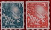 BUND 10+20 Pfennig Michel 111+112 - Eröffnung Bundestag -