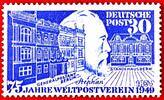 BUND 30 Pfennig Michel 116 - 75 Jahre Weltpostverein -