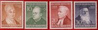 BUND 4+2/10+5/20+10/30+10 Pfennig Michel 156-159 - Wohlfahrt: Helfer der Menschheit -