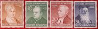 BUND 4+2/10+5/20+10/30+10 Pfennig Michel 156-159 - Wohlfahrt: Helfer der Menschheit -