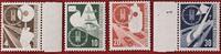 BUND 4/10/20/30 Pfennig Michel 167-170 - Deutsche Verkehrsausstellung, Muenchen -