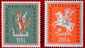 BUND 10+5/20+10 Pfennig Michel 286-287 - Jugend: Volkslieder -