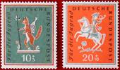 BUND 10+5/20+10 Pfennig Michel 286-287 - Jugend: Volkslieder -