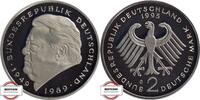 BRD 2 Mark J 450 - Kursmünze - Franz Josef Strauß -