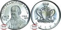 MALTA 2 Pounds KM 24 - Giovanni Francesco Abela - TOP -