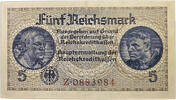DRITTES REICH 5 Mark DRITTES REICH 5 Mark KN 088398 -