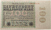 WEIMAR 100 Millionen Mark WEIMAR 100 Millionen Mark 1923 KN 162156 -