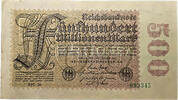 WEIMAR 500 Millionen Mark WEIMAR 500 Millionen Mark 1923 KN 093345 -