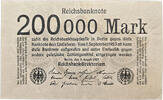 WEIMAR 200.000 Mark Reichsbanknote 2000.00 Mark 1923 KN OHNE -