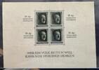 Deutschland Drittes Reich 4x6 Pfennig Michel Block 9, ** sehr gute Erhal... 320,00 EUR118,50 EUR  + 10,00 EUR frais d'envoi
