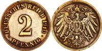 DEUTSCHLAND 2 Pfennig J 11 - Kursmünze aus dem Kaiserreich -