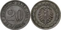 DEUTSCHLAND 20 Pfennig J 6 Kursmünze -