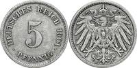 DEUTSCHLAND 5 Pfennig J 12 - Kursmünze aus dem Kaiserreich -