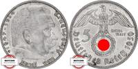 DEUTSCHLAND 5 Reichsmark J 367 - Paul von Hindenburg -