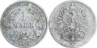 DEUTSCHLAND 1 Mark J 9 - Kursmünze aus dem Kaiserreich -