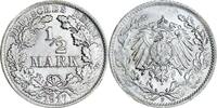 KAISERREICH 1/2 Mark J 16 - Kursmünze aus dem Kaiserreich -