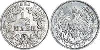 KAISERREICH 1/2 Mark J 16 - Kursmünze aus dem Kaiserreich -
