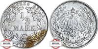 KAISERREICH 1/2 Mark J 16 - Kursmünze aus dem Kaiserreich -