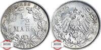 KAISERREICH 1/2 Mark J 16 - Kursmünze aus dem Kaiserreich -