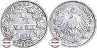 KAISERREICH 1/2 Mark J 16 - Kursmünze aus dem Kaiserreich -