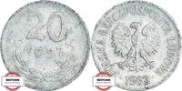 POLEN 20 Groszy 1962 KM A47.1 - Kursmünze SS+ 19,50 EUR prix TTC + 10,00 EUR frais d'envoi