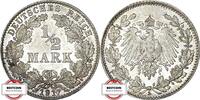 KAISERREICH 1/2 Mark J 16 - Kursmünze aus dem Kaiserreich -