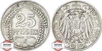 KAISERREICH 25 Pfennig J 18 - Kursmünze aus dem Kaiserreich -