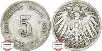 DEUTSCHLAND 5 Pfennig J 12 - Kursmünze aus dem Kaiserreich -