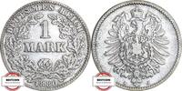 KAISERREICH 1 Mark J 9 - Kursmünze aus dem Kaiserreich -