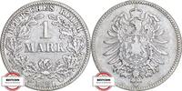 KAISERREICH 1 Mark J 9 - Kursmünze aus dem Kaiserreich -