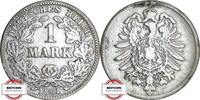 KAISERREICH 1 Mark J 9 - Kursmünze aus dem Kaiserreich -