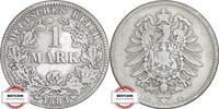 KAISERREICH 1 Mark J 9 - Kursmünze aus dem Kaiserreich -