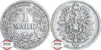 KAISERREICH 1 Mark J 9 - Kursmünze aus dem Kaiserreich -