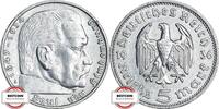 DEUTSCHLAND 5 Reichsmark J 360 - Paul von Hindenburg -