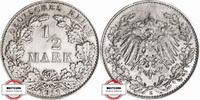 KAISERREICH 1/2 Mark J 16 - Kursmünze aus dem Kaiserreich -
