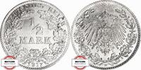 KAISERREICH 1/2 Mark J 16 - Kursmünze aus dem Kaiserreich -