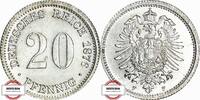DEUTSCHLAND 20 Pfennig J 5 Kursmünze aus dem Kaiserreich -
