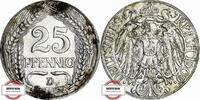 KAISERREICH 25 Pfennig J 18 - Kursmünze aus dem Kaiserreich -
