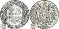 KAISERREICH 25 Pfennig J 18 - Kursmünze aus dem Kaiserreich -