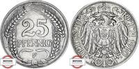KAISERREICH 25 Pfennig J 18 - Kursmünze aus dem Kaiserreich -