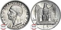 ITALIEN 5 Lire KM 67.1 - geprägt unter Vittorio Emanuele III. -