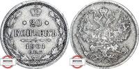 RUSSLAND KM 22a.1 - Kursmünze 20 Kopeken 1901 S+