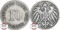 KAISERREICH 10 Pfennig J 13 - Kursmünze -