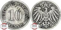 KAISERREICH 10 Pfennig J 13 - Kursmünze -