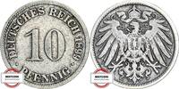 KAISERREICH 10 Pfennig J 13 - Kursmünze -