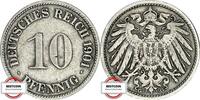 DEUTSCHLAND 10 Pfennig J 13 - Kursmünze aus dem Kaiserreich -