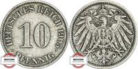 DEUTSCHLAND 10 Pfennig J 13 - Kursmünze aus dem Kaiserreich -